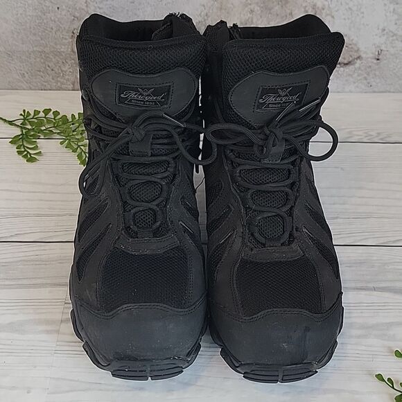 Thorogood Mid Hiker Work Boot Side Zip Style Mens Size 11.5W - Picture 2 of 12